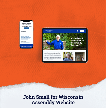 John Small for Wisconsin Assembly Website