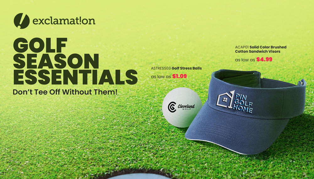 Golf Season Essentials - must have promo products