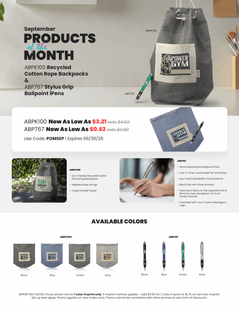 ABPK100 Recycled Cotton Rope Backpacks